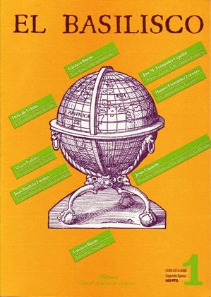 El Basilisco, número 1, septiembre-octubre 1989, portada