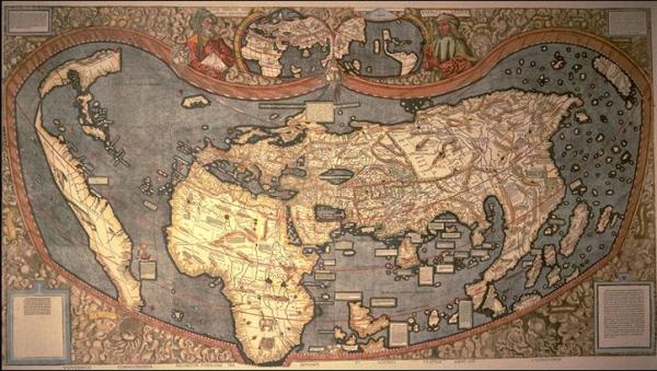 Martin Wadlseem�ller map, 1507