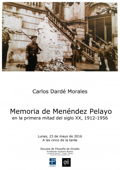 cartel para este acto de la Escuela de Filosofía de Oviedo