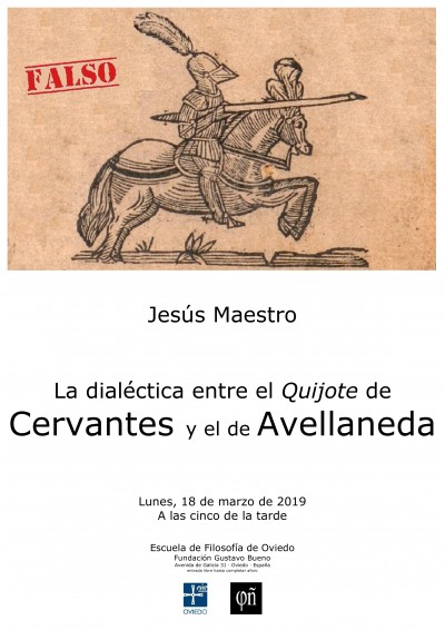 cartel para este acto de la Escuela de Filosofía de Oviedo