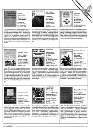 El Basilisco, número 14, julio 1982-febrero 1983, página 97