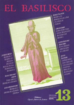 El Basilisco, número 13, otoño 1992, portada
