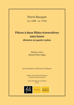 Pierre Bucquet, Pi&egrave;ces &agrave; deux fl&ucirc;tes traversi&egrave;res sans basse divis&eacute;es en quatre suites