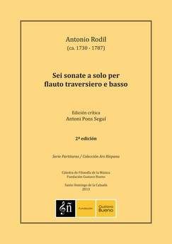 Antonio Rodil, Sei sonate a solo per flauto traversiero e basso