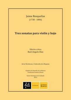 Jaime Rosquellas, Tres sonatas para viol&iacute;n y bajo