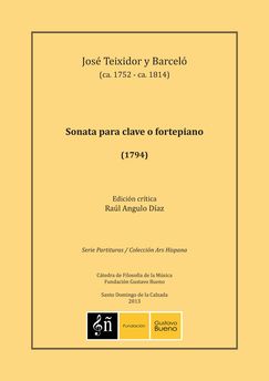 Jos&eacute; Teixidor y Barcel&oacute;, Sonata para clave o fortepiano (1794)