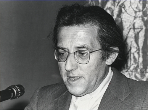 Gustavo Bueno en la Fundación Juan March, Madrid, mayo de 1978
